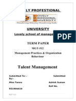 Talent Management 