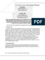 Study of Quadri-Linear (Non-Conforming) Element: Goda Tejpal H