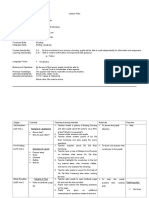 2 - Reading Lesson Plan