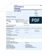 NIOSH Pocket Guide To Chemical Hazards: Petroleum Distillates (Naphtha)