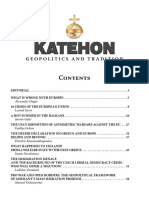 Katehon: Geopolitics and Tradition