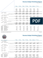 Revenue Budget Worksheet Report