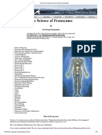 Science of Pranayama (By Sri Swami Sivananda)