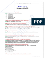 Chapter 2 - Network Models - Exercise Question With Solution