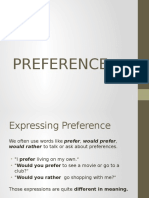 Preference