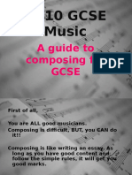 GCSE Music Composing Help