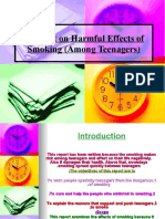 A Report On Harmful Effects of Smoking (Among Teenagers)