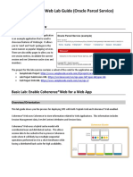 Lab Guide Coherence Web