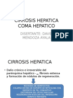 Cirrosis Hepatica y Coma Hepatico