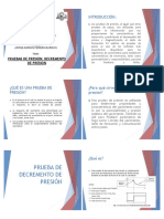 Prueba de Decremento de Presion