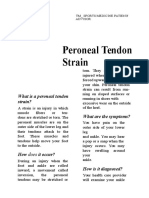 Pts (Peroneal Tendon Strain)