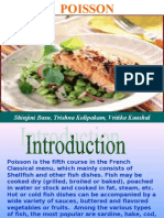 Poisson Course in French Classical Menu