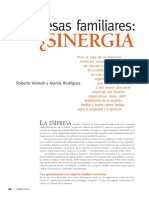 Empresas Familiares Sinergia o Desastre