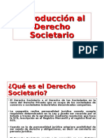 Introducción Derecho Societario