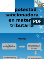 La Potestad Sancionadora en Materia Tributaria