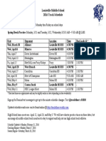 Ms Track Schedule 2016