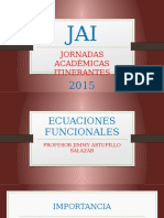 Ecuaciones Funcionales