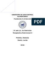 Sindrome de Descontrol Alimentario