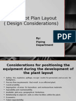 Overall Plot Plan Layout (Design Considerations)