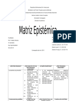 Matriz Epistémica