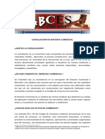 Abces Conciliacion en Materia Comercial