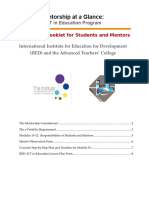 2016 ICT in Education Mentorship Manual - 2016