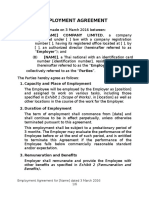 Employment Agreement (Template)