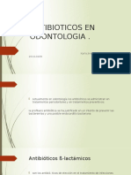 Antibioticos en Odontologia