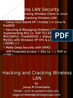 Presentation II Hacking and Cracking Wireless LAN