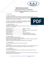 Especificaciones Técnicas Red de Gas