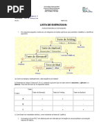 Exercício 1 (Testes Clássicos e Cromatografia)