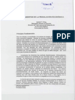 Fundamentos de La Regulación Económica