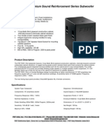 FBT PSR 118s US Cut Sheet2