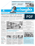 Edicion Impresa El Siglo 04-03-2016