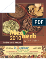 Medherb Green Pages 2010 - India and Nepal