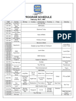 GMA-7 Program Schedule (Week 1)