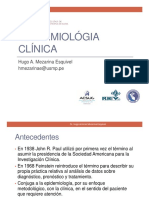 Epidemiológia Clínica: Hugo A. Mezarina Esquivel Hmezarinae@usmp - Pe