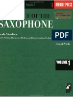 Joseph Viola Technique of The Saxophone 1 Scale Studies