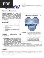 Ergonomía Biomecánica