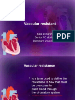 Vascular Resistant: Saja Al-Marshad Senior RC Student Dammam University