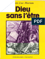 Dieu Sans L'être