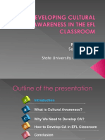 Developing Cultural Awareness in Efl