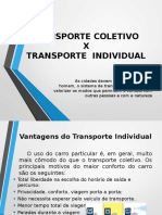 Transporte Prós e Contras Dos Meios de Transporte