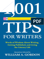 1,001 Tips For Writers - William A. Gordon