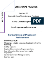  Forms of Practice