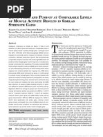 Calatayud Et Al.,2014 (Bench Press and Push-Ups at Comparable EMG Levels Strength Gains)