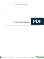 Guidelines For Physicians