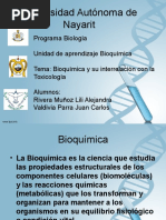 Bioquímica y Toxicologia