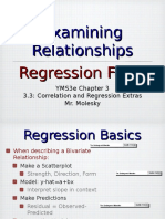 Examining Relationships Regression Facts