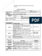 SESIÓN de APRENDIZAJE Fundamentos Técnicos de